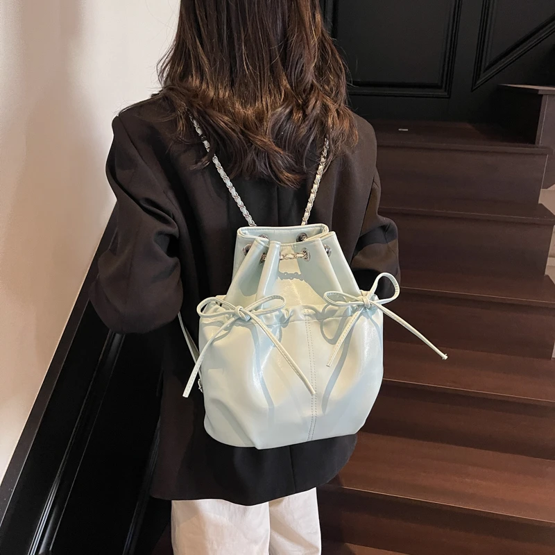 Small Niche Pu Leather Korean Sweet Style Backpack for Female Students, Versatile and Cute Backpack for Daily Use
Small Niche Pu Leather Korean Sweet Style Backpack for Female Students, Versatile and Cute Backpack for Daily Use
