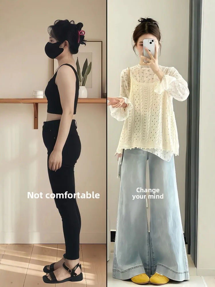 plus Size Women's Spring Fashion Set Korean Style Denim Pants Long Sleeve Top Overlap Wear Three Piece Set Gentlewoman
plus Size Women's Spring Fashion Set Korean Style Denim Pants Long Sleeve Top Overlap Wear Three Piece Set Gentlewoman