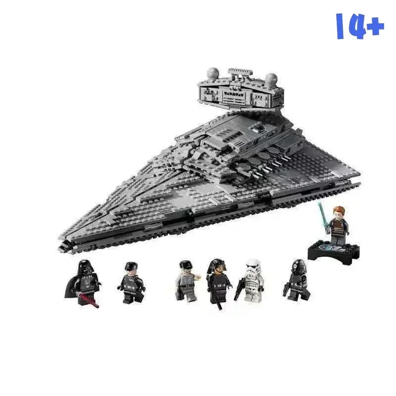 Bandai 75394 Star Destroyer Anniv Building Blocks Simulation Spaceship Ornament Gift for Teen compatible with LEGO bricks
Bandai 75394 Star Destroyer Anniv Building Blocks Simulation Spaceship Ornament Gift for Teen compatible with LEGO bricks