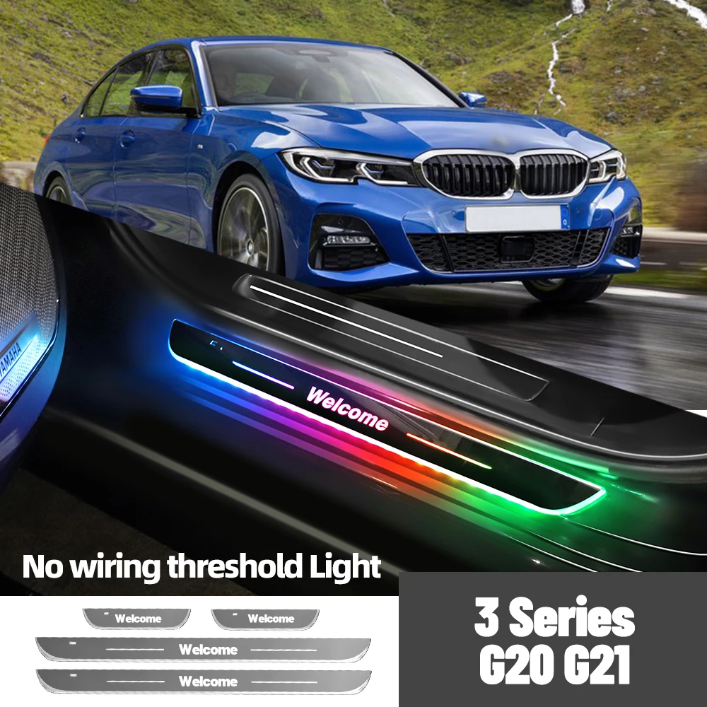 For BMW 3 Series G20 G21 2019-2023 2021 2022 Car Door Sill Light Customized Logo LED Welcome Threshold Pedal Lamp Accessories 
For BMW 3 Series G20 G21 2019-2023 2021 2022 Car Door Sill Light Customized Logo LED Welcome Threshold Pedal Lamp Accessories