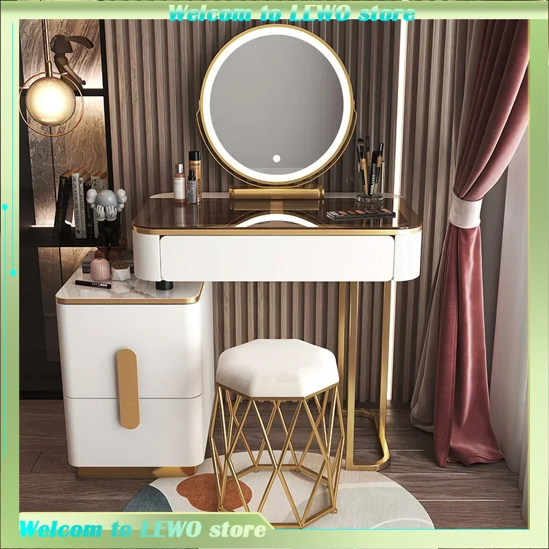 Cabinet Gold Dressing Table High End Makeup Room Dressing Table Mobile Metal Penteadeiras De Maquiagem Bedroom Furniture
Cabinet Gold Dressing Table High End Makeup Room Dressing Table Mobile Metal Penteadeiras De Maquiagem Bedroom Furniture