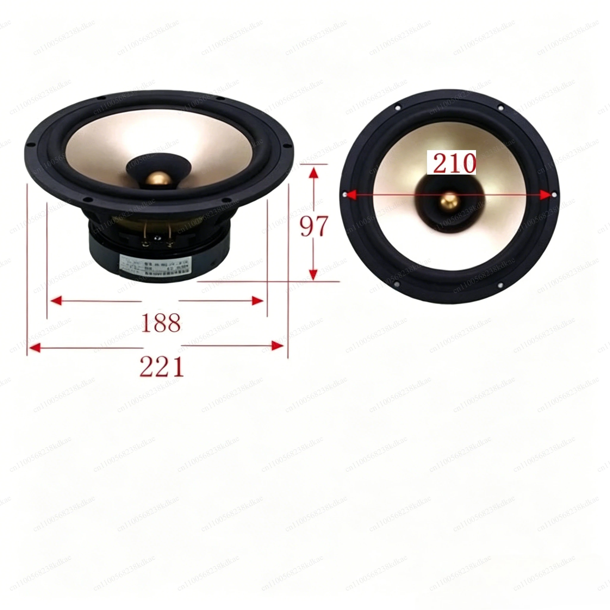 8 Inch Full Range Speaker HIFI Fever High Fidelity Audio Loudspeaker
8 Inch Full Range Speaker HIFI Fever High Fidelity Audio Loudspeaker