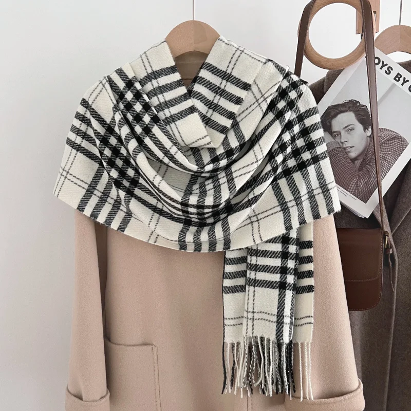 2025New Autumn Winter Thickened Scarf Women Korean Version Versatile Warm Imitation Cashmere Scarf Plaid Shawl Neck Warmer
2025New Autumn Winter Thickened Scarf Women Korean Version Versatile Warm Imitation Cashmere Scarf Plaid Shawl Neck Warmer