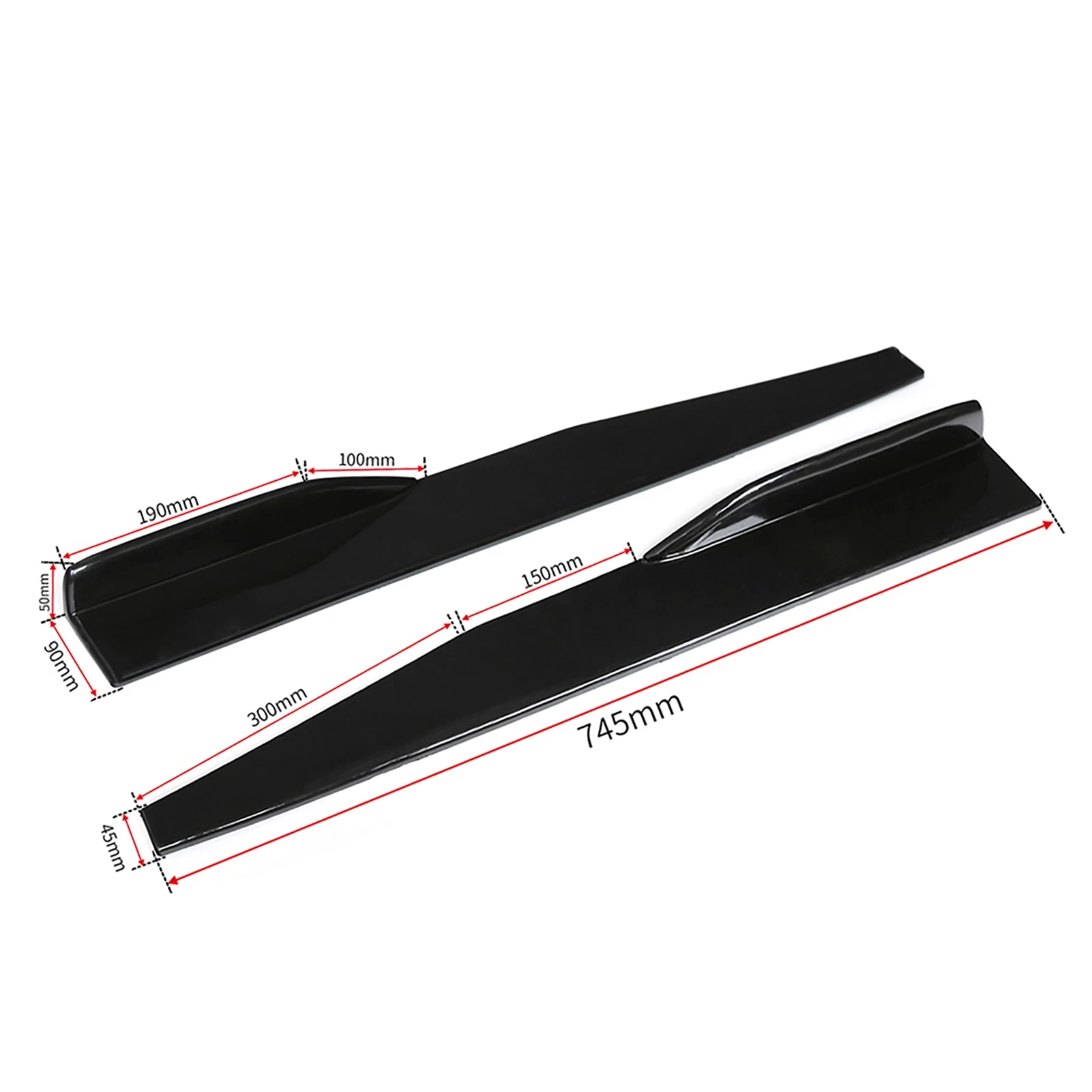 2PCs Universal Car Body Styling Side Skirt Rocker Splitters Diffuser Winglet Wings Bumper Kit Black Side rocker
2PCs Universal Car Body Styling Side Skirt Rocker Splitters Diffuser Winglet Wings Bumper Kit Black Side rocker