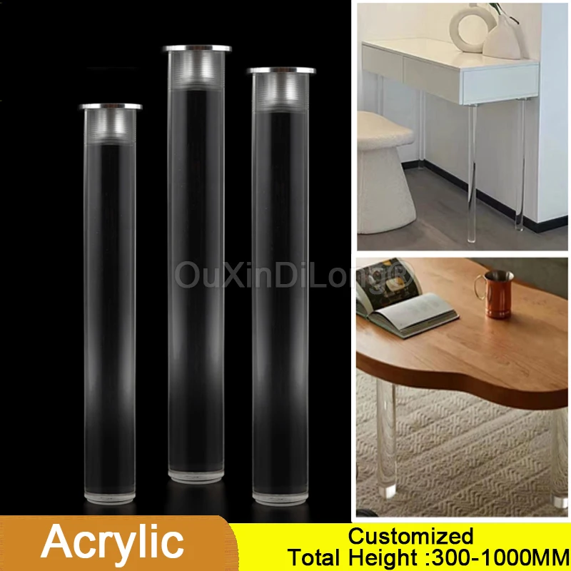 4 шт. акриловых мебельных ножек: высокие, круглые, прямые, прозрачные, для кофейных столиков, стульев, тумб, комодов, GF1404
4 шт. акриловых мебельных ножек: высокие, круглые, прямые, прозрачные, для кофейных столиков, стульев, тумб, комодов, GF1404