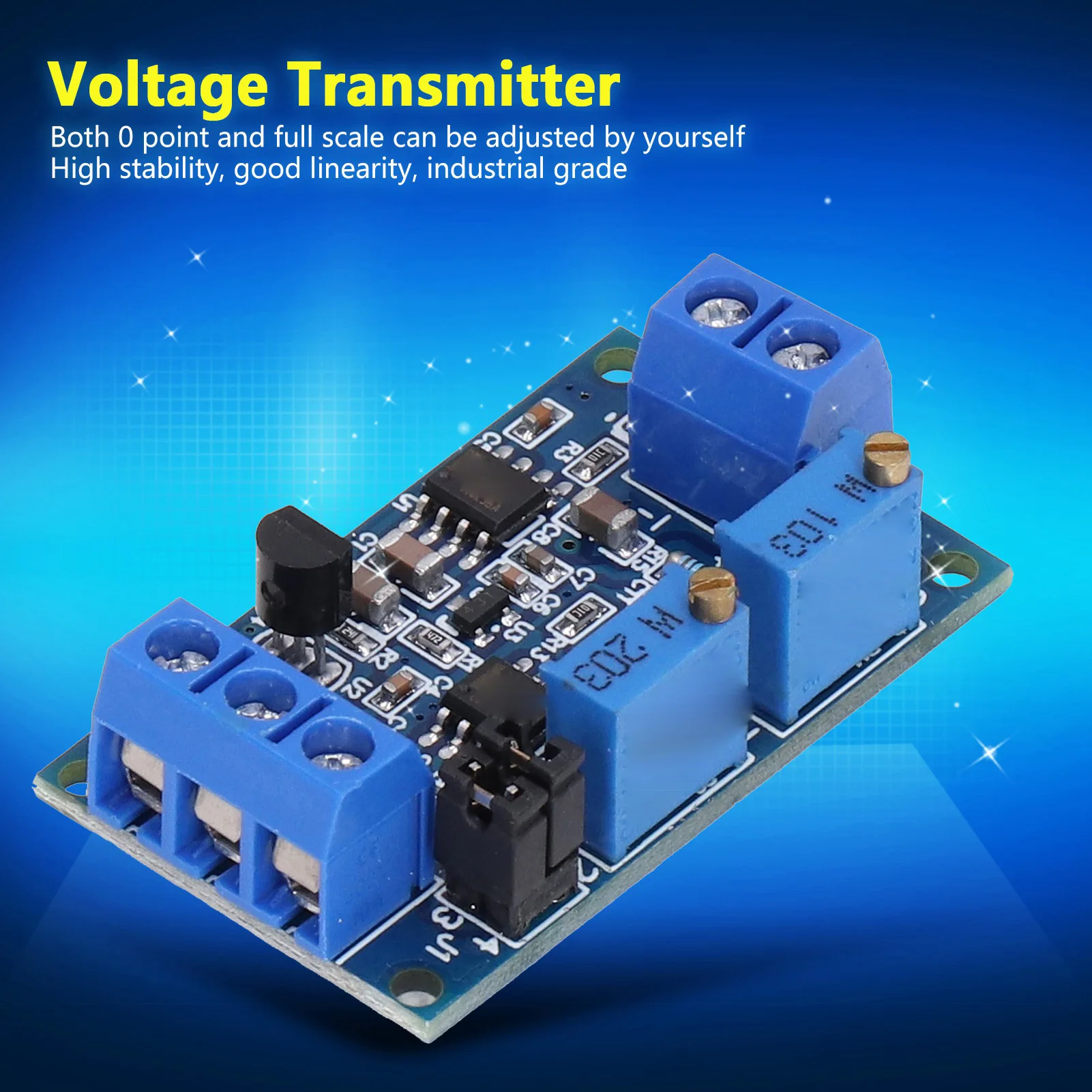 2 Pcs Current to Voltage Converter 4 To 20mA 0 To 20mA Input Wide Supply Voltage Range High Precise Industrial Grade Module
2 Pcs Current to Voltage Converter 4 To 20mA 0 To 20mA Input Wide Supply Voltage Range High Precise Industrial Grade Module