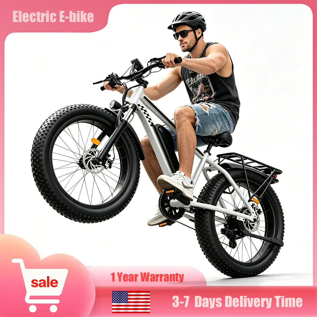 Mountain Dirt Ebike 1500W Motor 48V 15AH Battery 26x4 Inch Fat Tire 31MPH Adult Electric Bicycle
Mountain Dirt Ebike 1500W Motor 48V 15AH Battery 26x4 Inch Fat Tire 31MPH Adult Electric Bicycle