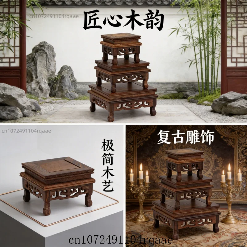 Chinese Hollow Carving Tea Tray Stand, Square Pot Saucer, Display Holder for Teapot,Bonsai,Plant, Tea Ceremony, Home Decor
Chinese Hollow Carving Tea Tray Stand, Square Pot Saucer, Display Holder for Teapot,Bonsai,Plant, Tea Ceremony, Home Decor