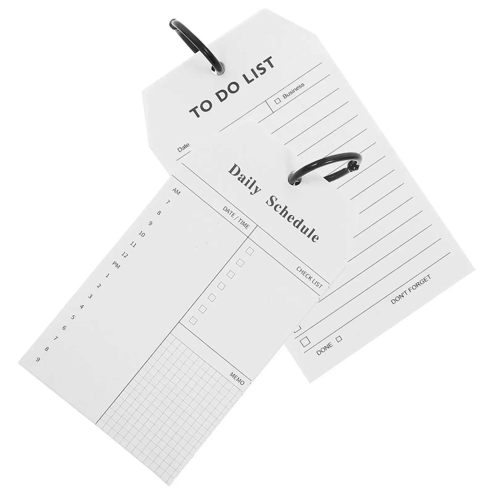 2Pcs Ring-Bound Planner Notepad Portable Refillable Daily Schedule Organizer Memo Book Task Management Office Stationery
2Pcs Ring-Bound Planner Notepad Portable Refillable Daily Schedule Organizer Memo Book Task Management Office Stationery