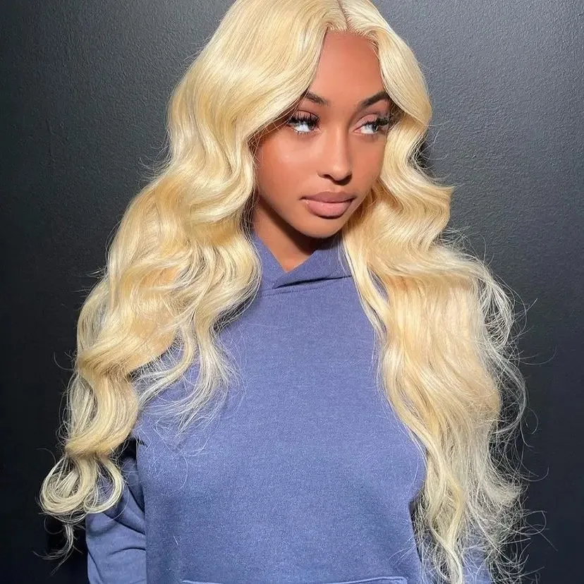 13x6 HD Transparent 613 Lace Frontal Wig Honey Blonde Color Brazilian Remy Body Wave Lace Front Human Hair Wigs For Black Women
13x6 HD Transparent 613 Lace Frontal Wig Honey Blonde Color Brazilian Remy Body Wave Lace Front Human Hair Wigs For Black Women