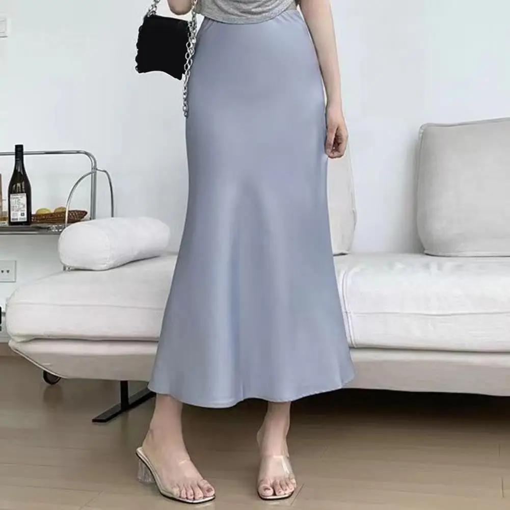 Women Fishtail Skirt Elegant High Waist Fishtail Skirt For Women Retro Satin Texture Maxi Skirt With Wrapped Design Solid Color
Women Fishtail Skirt Elegant High Waist Fishtail Skirt For Women Retro Satin Texture Maxi Skirt With Wrapped Design Solid Color
