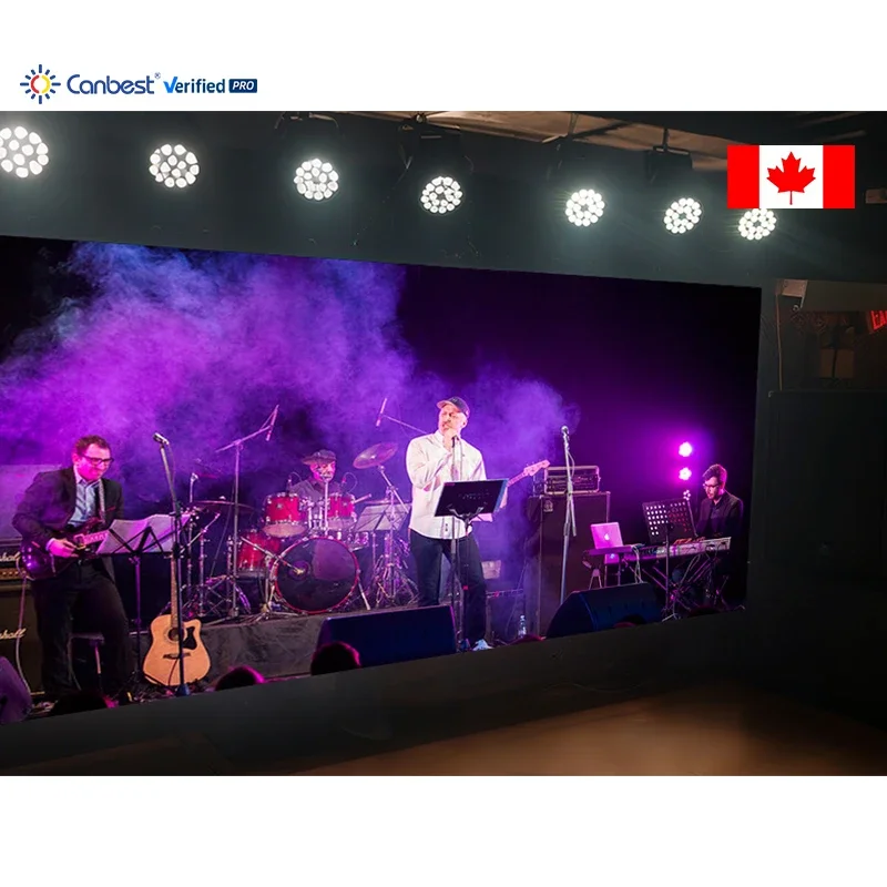P2.5 5760X1920mm 18.89X6.29ft Dual Size Wall Mounted Indoor LED Video Wall Display Screen for Canada Club Interior Atmosphere De
P2.5 5760X1920mm 18.89X6.29ft Dual Size Wall Mounted Indoor LED Video Wall Display Screen for Canada Club Interior Atmosphere De