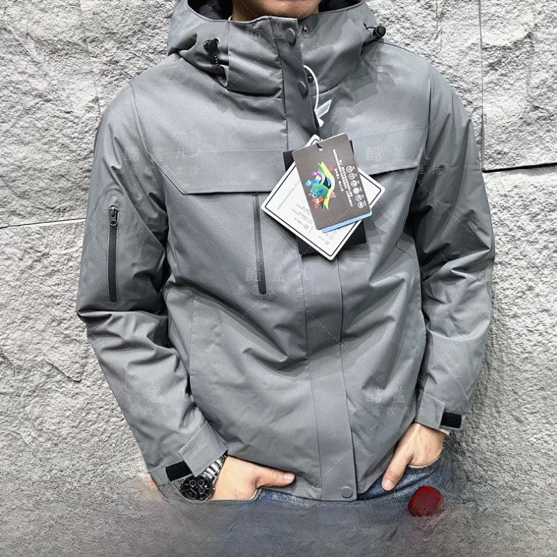 Men's Outdoor Fce Jaet aphene Laser Pring Cotton Coat Warmth Windproof Water Proof Autumn Winter High End Faion
Men's Outdoor Fce Jaet aphene Laser Pring Cotton Coat Warmth Windproof Water Proof Autumn Winter High End Faion