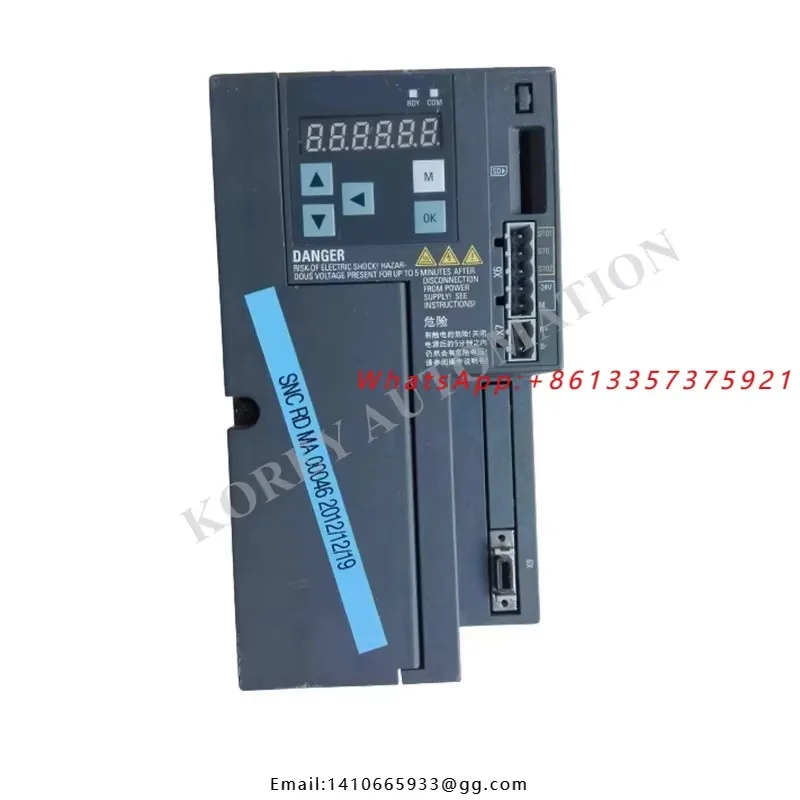 Servo Driver 6SL3210-5DE21-0UA0 2-2.5KW Sinamics V70 6SL3210-5FB10-4UF1 6SL3210-5FB10-8UF0 0.75KW Fully Tested
Servo Driver 6SL3210-5DE21-0UA0 2-2.5KW Sinamics V70 6SL3210-5FB10-4UF1 6SL3210-5FB10-8UF0 0.75KW Fully Tested