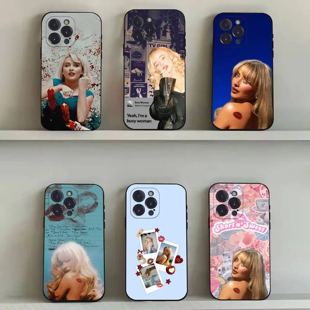 Sabrina Carpenter Short n Sweet Phone Case For iPhone 16,15,14,13,12,11,Pro,Max,Plus,X,XS,SE4,E,Mini,Soft Black Case 
Sabrina Carpenter Short n Sweet Phone Case For iPhone 16,15,14,13,12,11,Pro,Max,Plus,X,XS,SE4,E,Mini,Soft Black Case