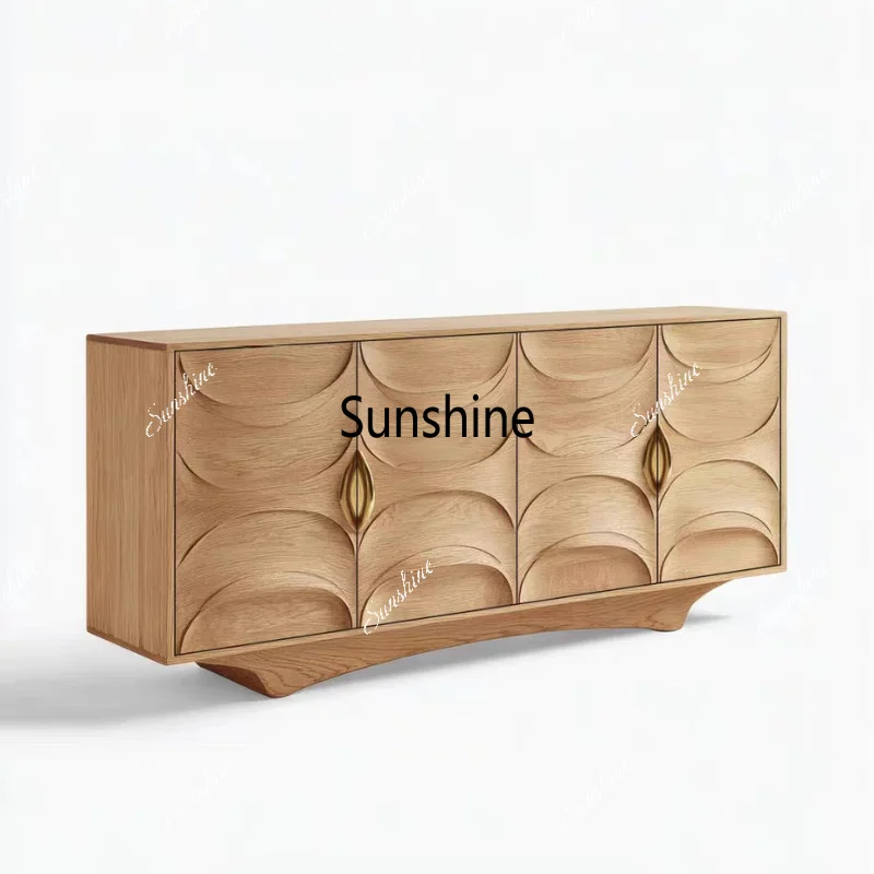 Medieval wabi-sabi wind solid wood dining side cabinet living room porch cabinet decorative locker
Medieval wabi-sabi wind solid wood dining side cabinet living room porch cabinet decorative locker