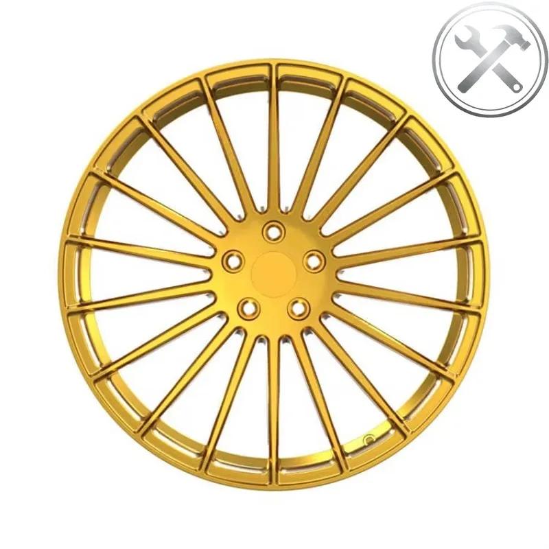 22 Inch Gold Monoblock Multi Spoke Forged Wheel Rims 21 Inch 5x114.3 Auto Modification Parts
22 Inch Gold Monoblock Multi Spoke Forged Wheel Rims 21 Inch 5x114.3 Auto Modification Parts