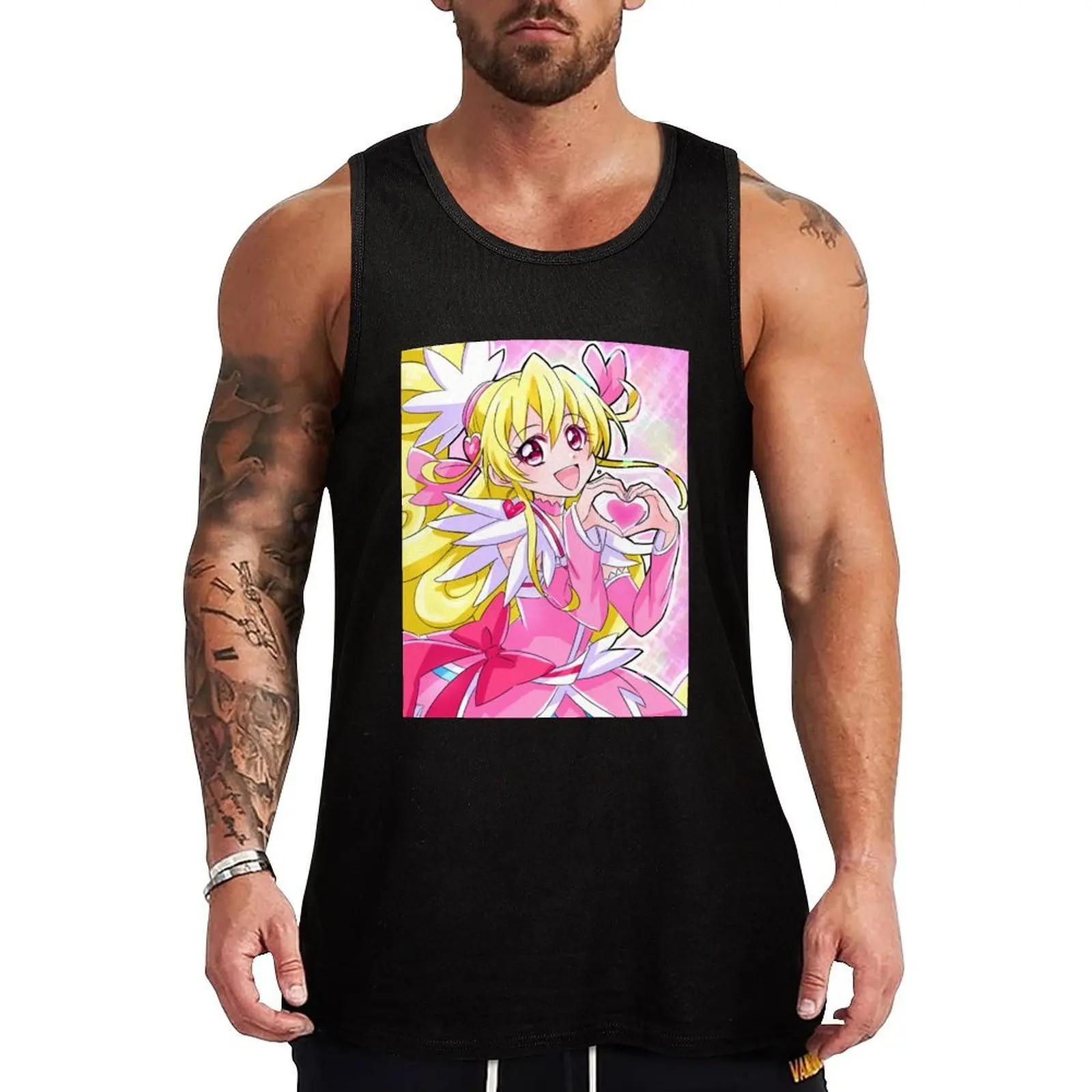 (Mangaka), Dokidoki! Precure, Cure Heart, Aida Mana, Pixiv, Tank Top men clothing Sleeveless T-shirt gym clothing 
(Mangaka), Dokidoki! Precure, Cure Heart, Aida Mana, Pixiv, Tank Top men clothing Sleeveless T-shirt gym clothing