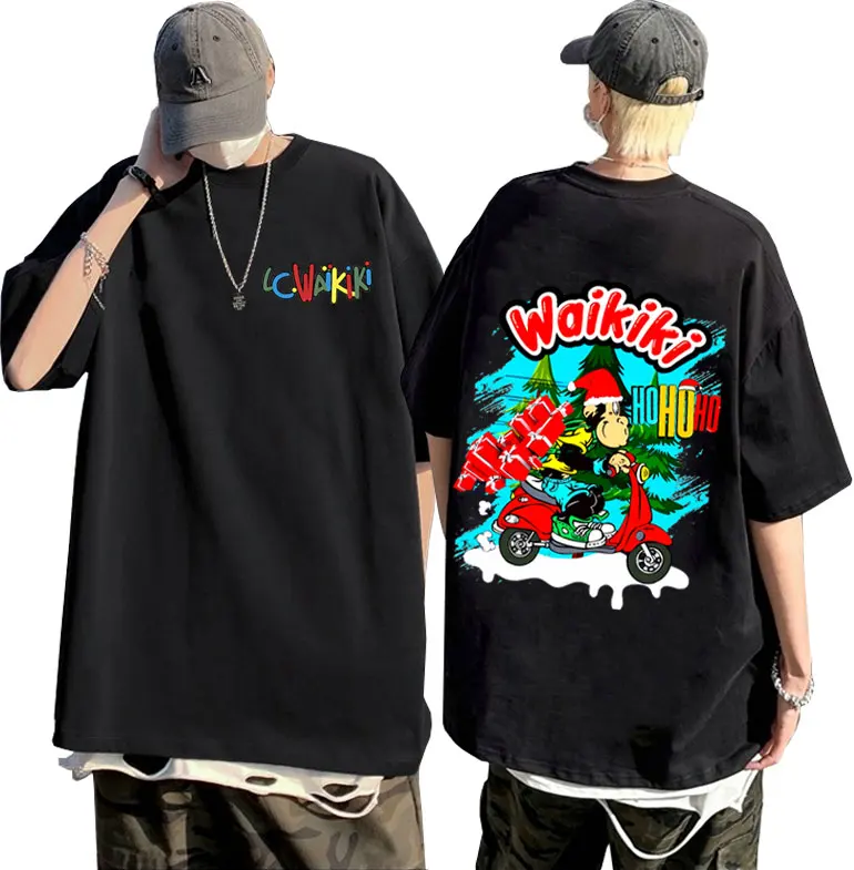Christmas Lc Waikiki Monkey T-shirt Funny Monkey Print T Shirts Men Women Fashion Streetwear Summer Male Casual Cotton Tshirt
Christmas Lc Waikiki Monkey T-shirt Funny Monkey Print T Shirts Men Women Fashion Streetwear Summer Male Casual Cotton Tshirt