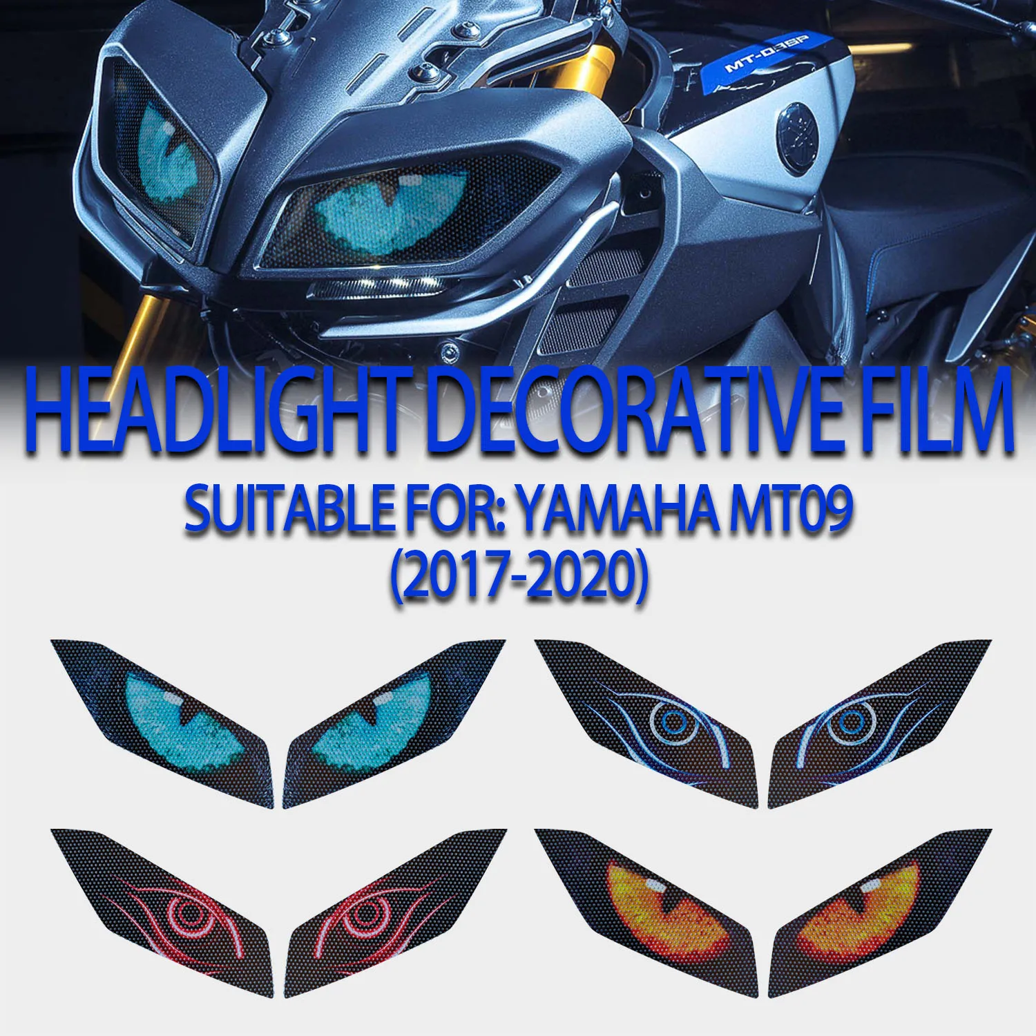 For YAMAHA MT09 2017 -2020 Headlight Protector Sticker Protector Film Headlight Decorative Sticker
For YAMAHA MT09 2017 -2020 Headlight Protector Sticker Protector Film Headlight Decorative Sticker