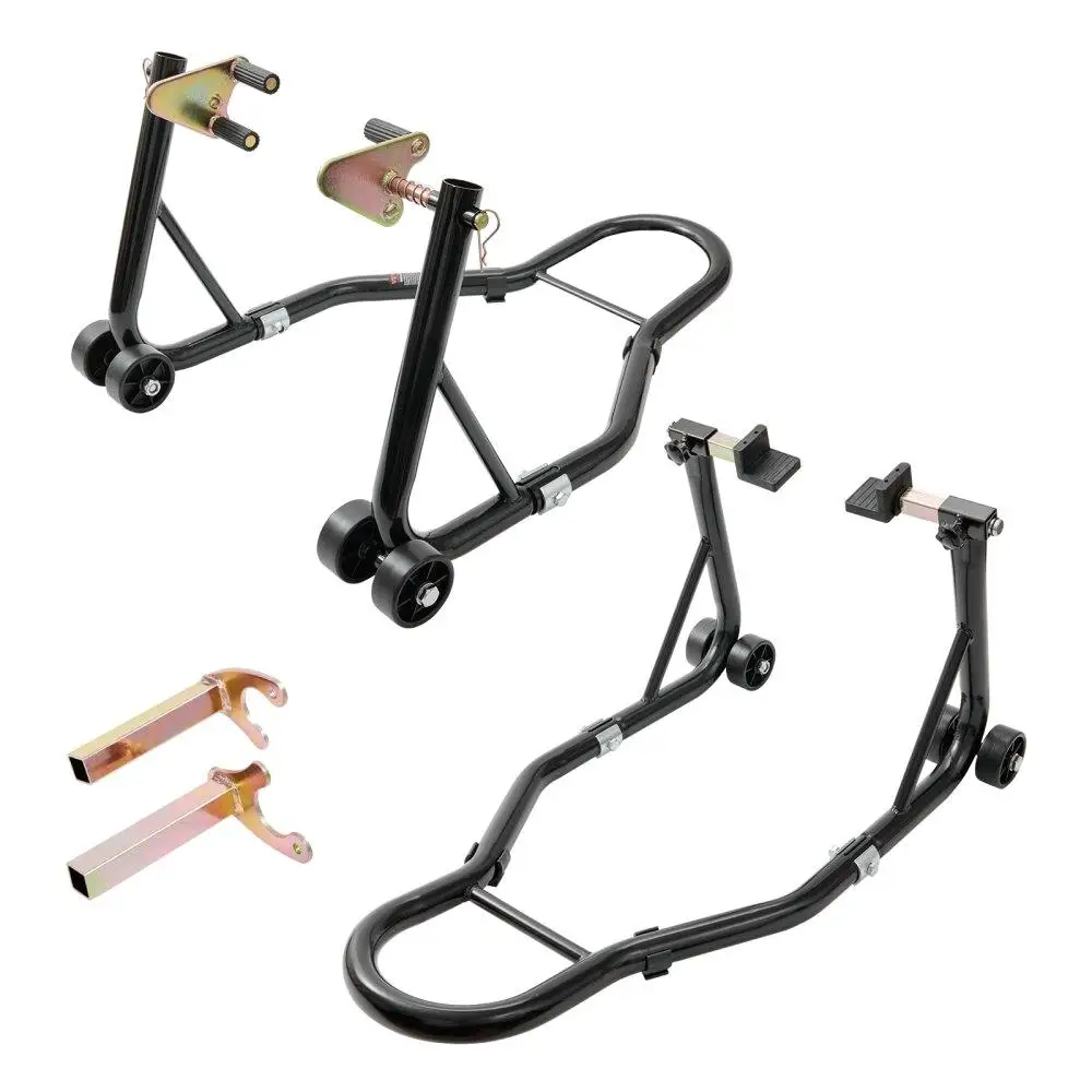 Motorcycle Stand Lift, 850lbs Front Rear Combo Stand Lift Stand, Front and Rear Wheel Fork Stand, U+L Fork Swingarm Spool,
Motorcycle Stand Lift, 850lbs Front Rear Combo Stand Lift Stand, Front and Rear Wheel Fork Stand, U+L Fork Swingarm Spool,