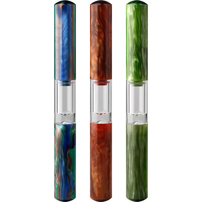 MAJOHN N15 Dual Nib Fountain Pen Soft Flex Iridium Nib Handmade Glass Dip Pen Stationery School Office Supplies
MAJOHN N15 Dual Nib Fountain Pen Soft Flex Iridium Nib Handmade Glass Dip Pen Stationery School Office Supplies