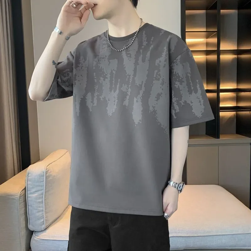 Men's Casual Round Neck Short Sleeve T-Shirt With Abstract Print Breathable Daily Wear Summer Style
Men's Casual Round Neck Short Sleeve T-Shirt With Abstract Print Breathable Daily Wear Summer Style