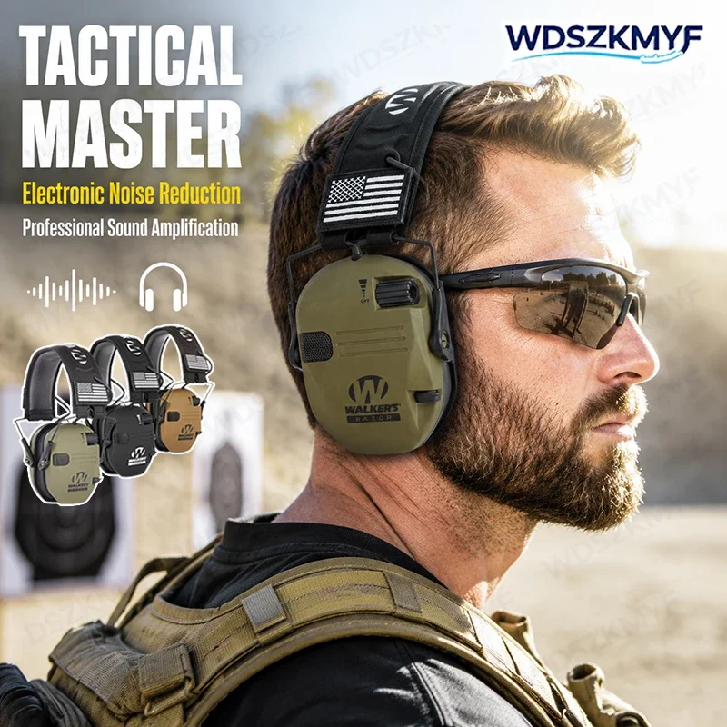New W1 Noise Headphones Earmor Ear Plugs Security Protection Foldable Design Music Playback Capability Tactical Accessoires
New W1 Noise Headphones Earmor Ear Plugs Security Protection Foldable Design Music Playback Capability Tactical Accessoires