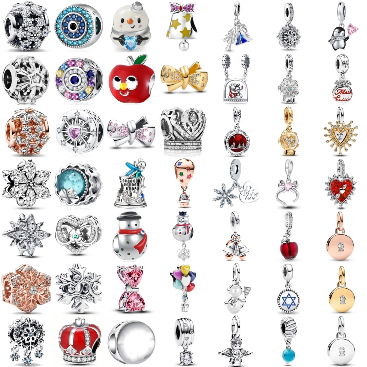 925 Sterling Silver Winter Collection Snowflakes Snowmen Bells Penguins Charms Beads Fit Original Bracelet DIY Trinkets
925 Sterling Silver Winter Collection Snowflakes Snowmen Bells Penguins Charms Beads Fit Original Bracelet DIY Trinkets