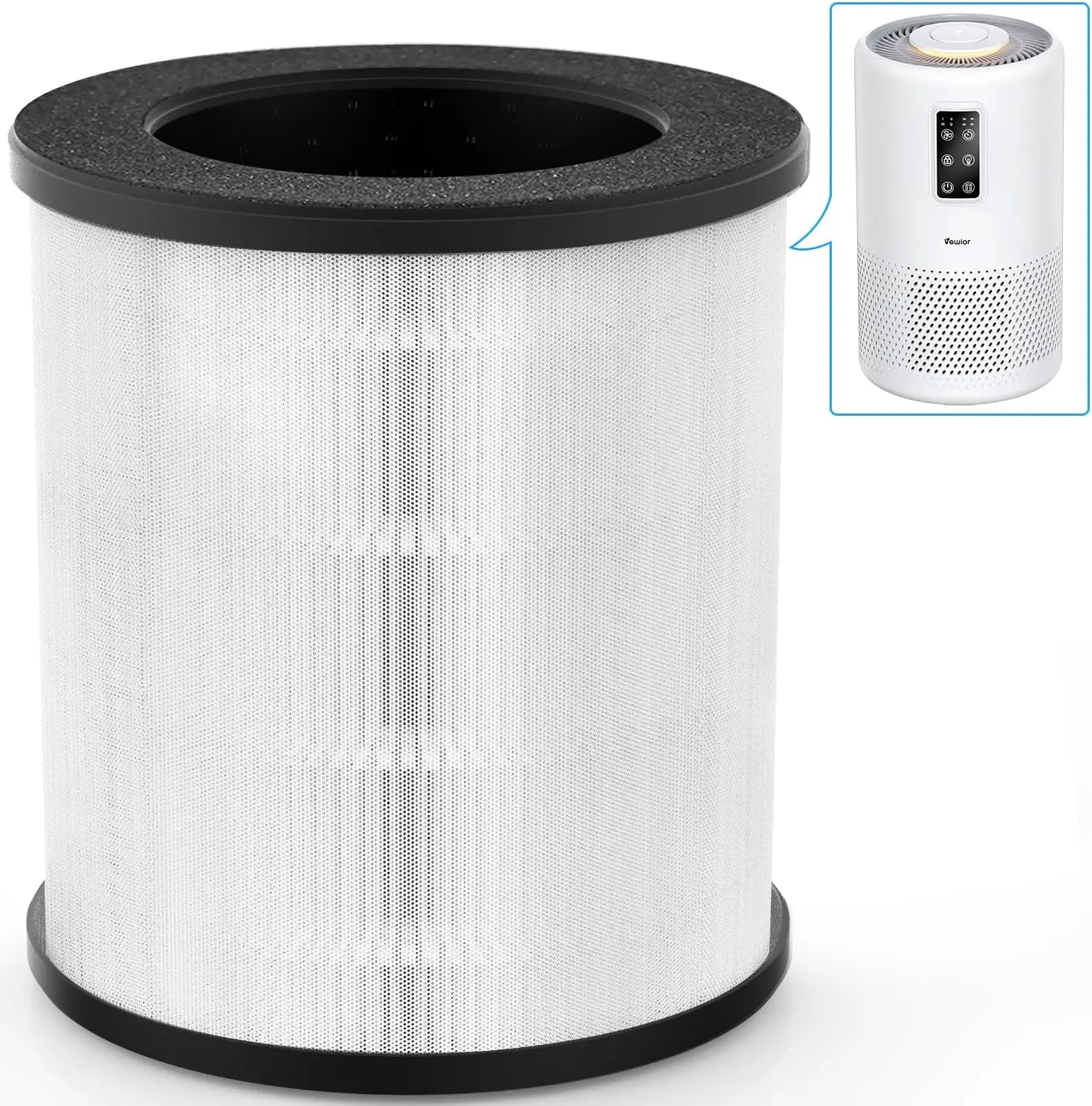Air Purifier B-D02U Replacement Filter, VEWIOR H13 True HEPA Air Cleaner Filter (Special for B-D02U Air Purifier) (shipped from
Air Purifier B-D02U Replacement Filter, VEWIOR H13 True HEPA Air Cleaner Filter (Special for B-D02U Air Purifier) (shipped from