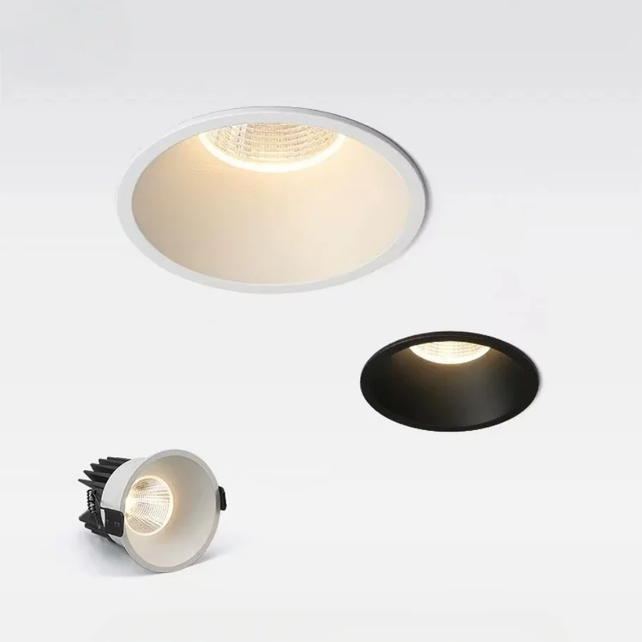 LED Recessed Downlight 9W 12W 15W 110V 220V Round Ceiling Lamp Anti Glare Embedded Spot Light for Corridor Home Living Room
LED Recessed Downlight 9W 12W 15W 110V 220V Round Ceiling Lamp Anti Glare Embedded Spot Light for Corridor Home Living Room