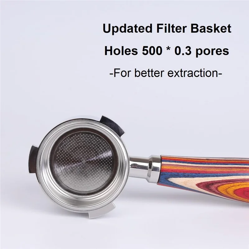 A98I-Bottomless Portafilter 51 Mm Only Compatible For Delonghi Dedica EC680/EC685/EC885 With 3 Ears, Color Wooden Handle
A98I-Bottomless Portafilter 51 Mm Only Compatible For Delonghi Dedica EC680/EC685/EC885 With 3 Ears, Color Wooden Handle