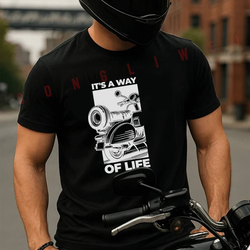 Motorcycle Customizable Way Of Life T Shirt Summer Creative Short Sleeved Casual Tee Men Women Streetwear Loose T-shirt
Motorcycle Customizable Way Of Life T Shirt Summer Creative Short Sleeved Casual Tee Men Women Streetwear Loose T-shirt