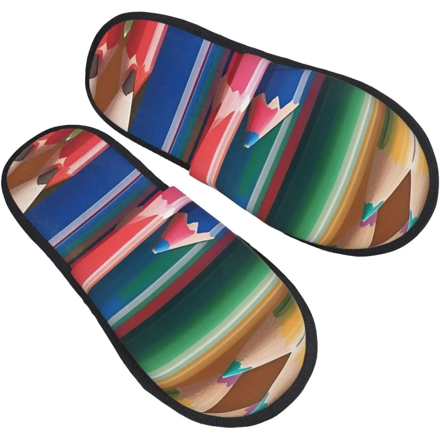 Colorful Mexican Stripes printing Fall Winter Fuzzy Slippers Comfy House Shoes Portable for Hotel Travel Gifts for Women and Men
Colorful Mexican Stripes printing Fall Winter Fuzzy Slippers Comfy House Shoes Portable for Hotel Travel Gifts for Women and Men