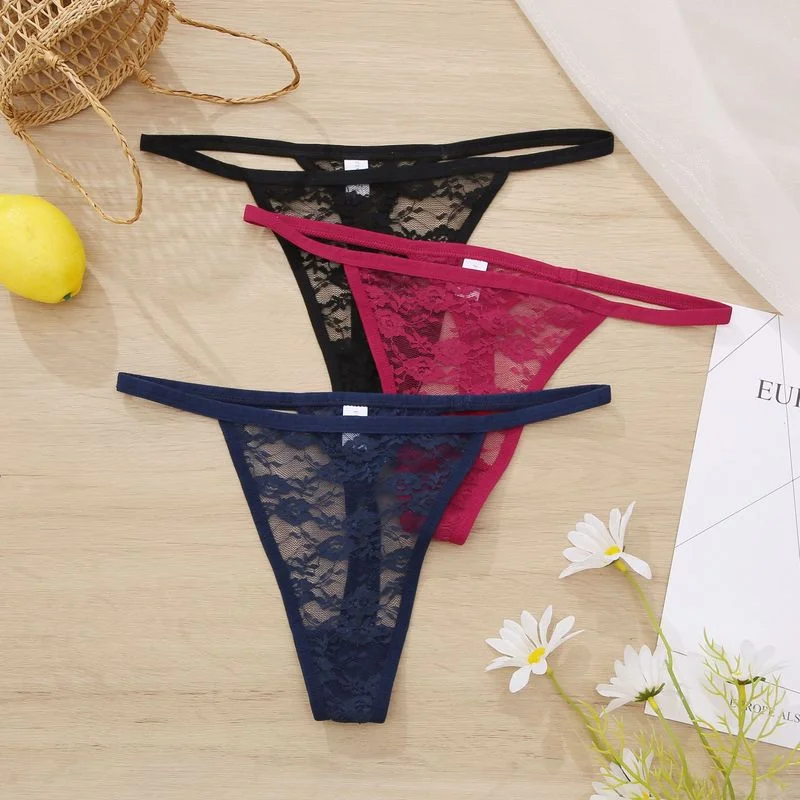 Ladies Underwear Lace Panties Floral Lingerie Ladies Panties Sexy Thong Thong Women Panties See Through Underwear
Ladies Underwear Lace Panties Floral Lingerie Ladies Panties Sexy Thong Thong Women Panties See Through Underwear