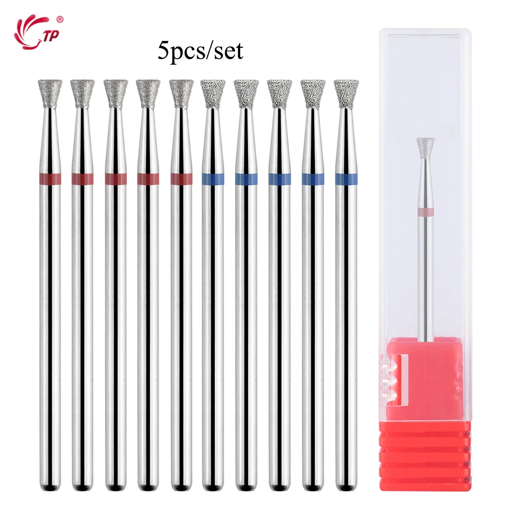 TP 5PCS Diamond Nail Drill Bit Set Electric Milling Cutters For Manicure Rotary Burr Cuticle Clean Manicure Drill Accessories
TP 5PCS Diamond Nail Drill Bit Set Electric Milling Cutters For Manicure Rotary Burr Cuticle Clean Manicure Drill Accessories