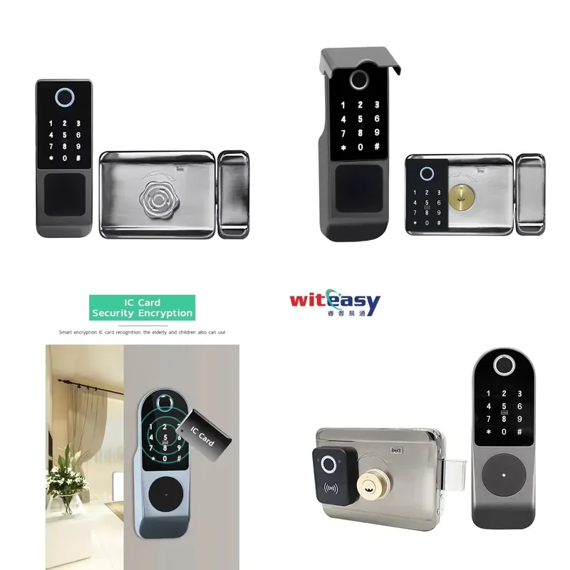 WiFi Smart Digital Deadbolt Fingerprint IP66 Waterproof Outdoor App Remote Control Anti-Pry Alarm Cloud Data
WiFi Smart Digital Deadbolt Fingerprint IP66 Waterproof Outdoor App Remote Control Anti-Pry Alarm Cloud Data