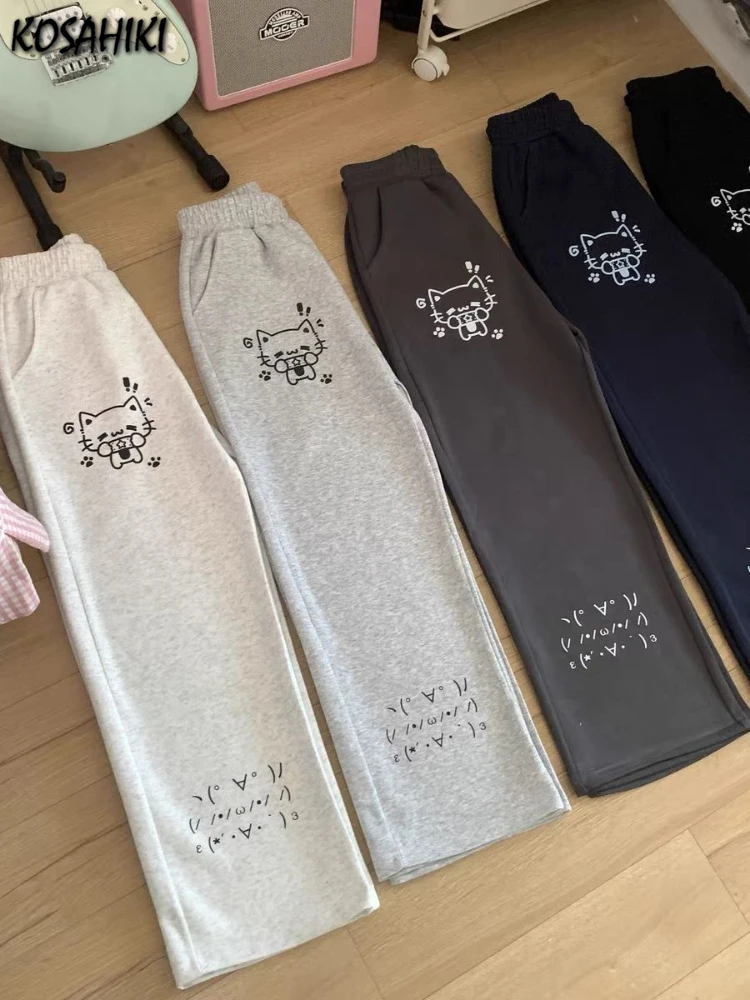 Japanese Wide Leg Cargo Pants Women Cartoon Print Preppy Style Pantalones Mujer Y2k Aesthetic Grunge Pocket Joggers Sweatpants
Japanese Wide Leg Cargo Pants Women Cartoon Print Preppy Style Pantalones Mujer Y2k Aesthetic Grunge Pocket Joggers Sweatpants