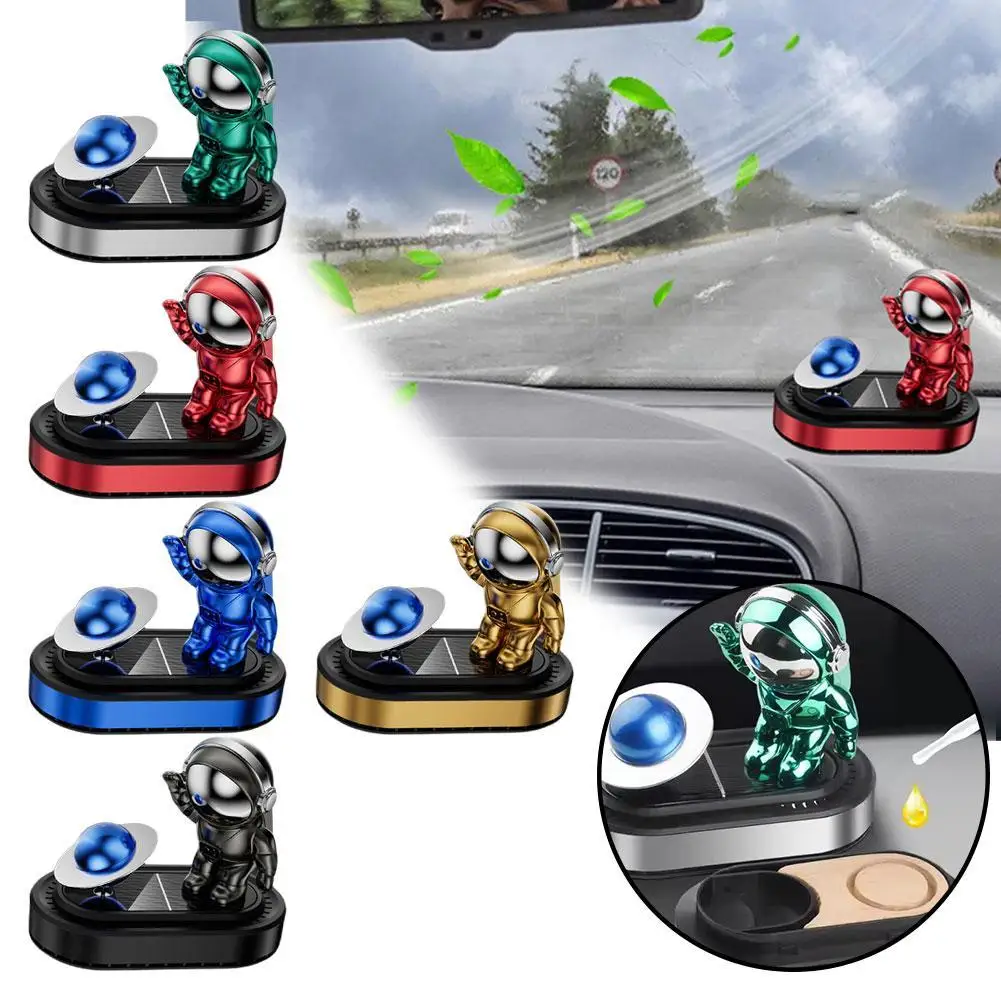 Car Solar Aromatherapy Air Freshener Astronaut Car Scent Diffuser Rotatable Solar Car Interior Accessories
Car Solar Aromatherapy Air Freshener Astronaut Car Scent Diffuser Rotatable Solar Car Interior Accessories