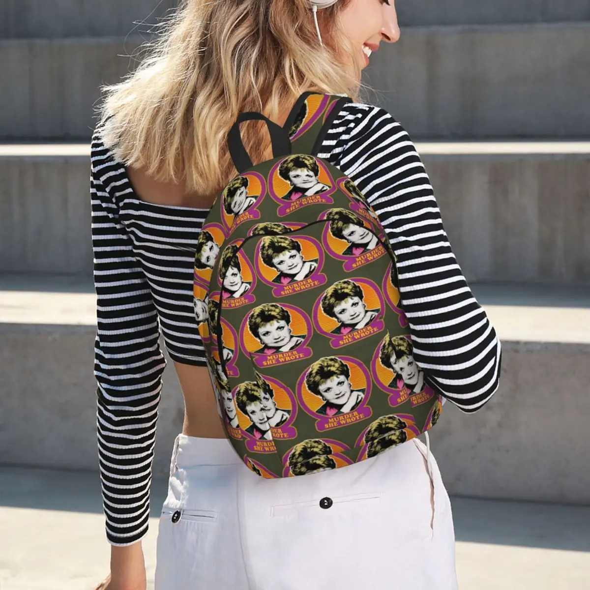 Murder She Wrote She Wrote 80s Student Backpack School Bag Hiking Travel Daypack for Men Women Fashion Bookbag Shoulder Bags
Murder She Wrote She Wrote 80s Student Backpack School Bag Hiking Travel Daypack for Men Women Fashion Bookbag Shoulder Bags