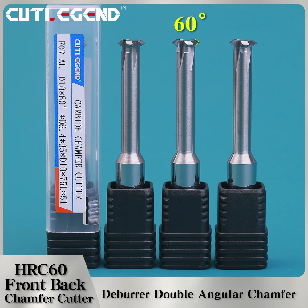CUTLEGEND Front Back Deburrer Double Angular Chamfering Cutter Inner Chamfer 60 Degree for Aluminum Hole Internal Burr Removal
CUTLEGEND Front Back Deburrer Double Angular Chamfering Cutter Inner Chamfer 60 Degree for Aluminum Hole Internal Burr Removal