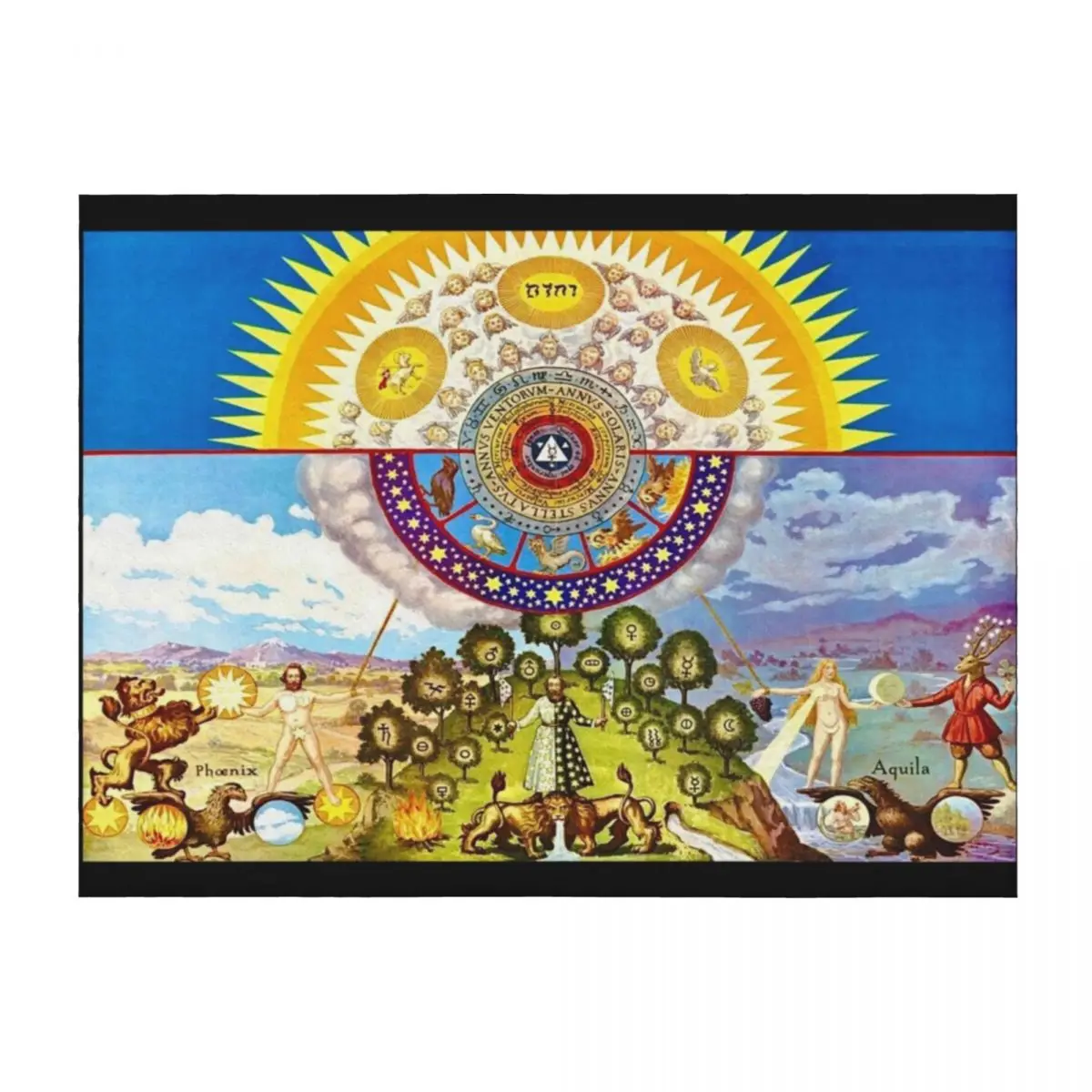 “Grand Rosicrucian Alchemical Formula” by J. Augustus Knapp (1922) Throw Blanket Bed linens Decorative Throw halloween Blankets
“Grand Rosicrucian Alchemical Formula” by J. Augustus Knapp (1922) Throw Blanket Bed linens Decorative Throw halloween Blankets