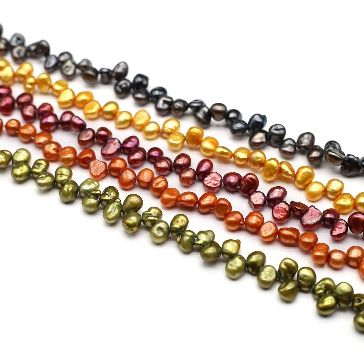 Natural Freshwater Pearl Petal Shaped Red Green Orange Purple Beads Jewelry Making DIY Necklace Bracelet Gift 6-9mm
Natural Freshwater Pearl Petal Shaped Red Green Orange Purple Beads Jewelry Making DIY Necklace Bracelet Gift 6-9mm