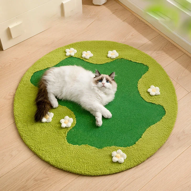 Round Cat Scratcher Mat Rug Horizontal Floor Cat Scratching Pads For Indoor Cats Grinding Claws Nails Cat Furniture Protector
Round Cat Scratcher Mat Rug Horizontal Floor Cat Scratching Pads For Indoor Cats Grinding Claws Nails Cat Furniture Protector