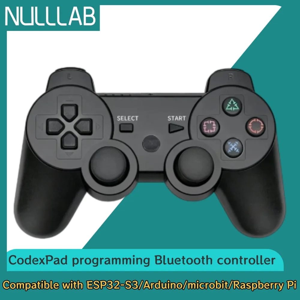 CodexPad BLE Bluetooth Programming Gamepad Portable Programming Handle Compatible with ESP32-S3 Arduino Microbit Raspberry Pi
CodexPad BLE Bluetooth Programming Gamepad Portable Programming Handle Compatible with ESP32-S3 Arduino Microbit Raspberry Pi