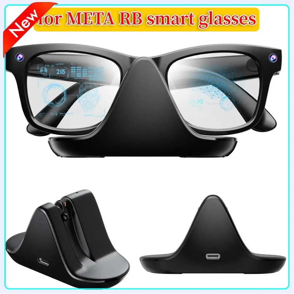 Contact Charging & Storage Stand for Meta RB Smart Glasses USB-C Input Portable Safe Protection Charger Dock
Contact Charging & Storage Stand for Meta RB Smart Glasses USB-C Input Portable Safe Protection Charger Dock