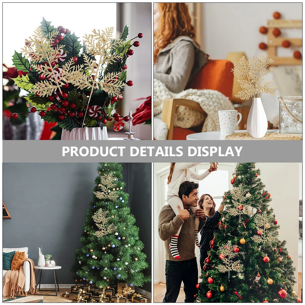 6 Pcs Plants Artificial Decor Faux Pine Branches Picks Stems Green Needles with Fake
6 Pcs Plants Artificial Decor Faux Pine Branches Picks Stems Green Needles with Fake