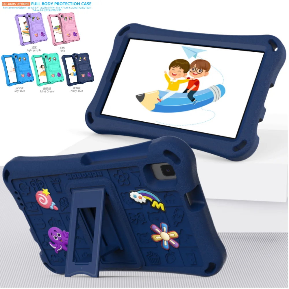 Kids EVA Case for Samsung Galaxy Tab A9 8.7 inch SM-X110 A7Lite T220 A 8.0 2019 T290 Cute Cartoon Pattern Decoration Cover
Kids EVA Case for Samsung Galaxy Tab A9 8.7 inch SM-X110 A7Lite T220 A 8.0 2019 T290 Cute Cartoon Pattern Decoration Cover