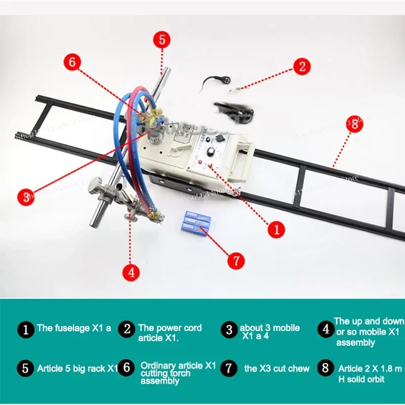 CG1-30 Обновленный полуавтоматический станок для линейной резки, портативный аксессуар для судобустройства нефтяной металлургии 110 В 220 В
CG1-30 Обновленный полуавтоматический станок для линейной резки, портативный аксессуар для судобустройства нефтяной металлургии 110 В 220 В