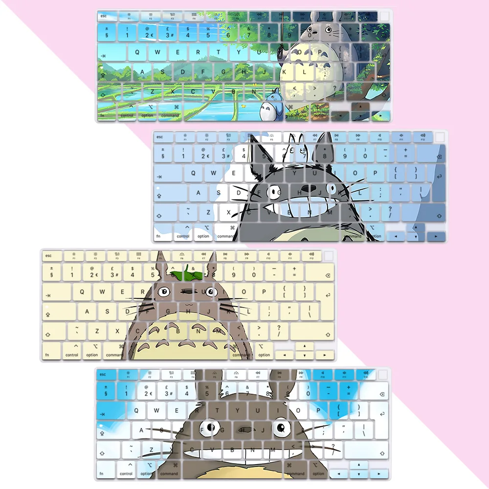 Totoros EU Layout Color Print Soft Silicone Keyboard Cover For Macbook 2020 Air A2179 A2337
Totoros EU Layout Color Print Soft Silicone Keyboard Cover For Macbook 2020 Air A2179 A2337